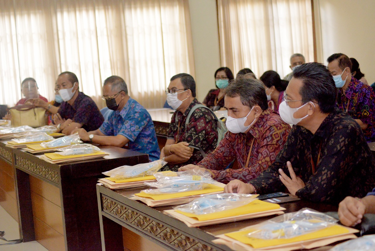 778 orang calon mahasiswa baru Politeknik Negeri Bali mengikuti Tes Tertulis SBMPN 2021
